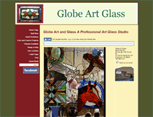 Tablet Screenshot of globeartglass.com